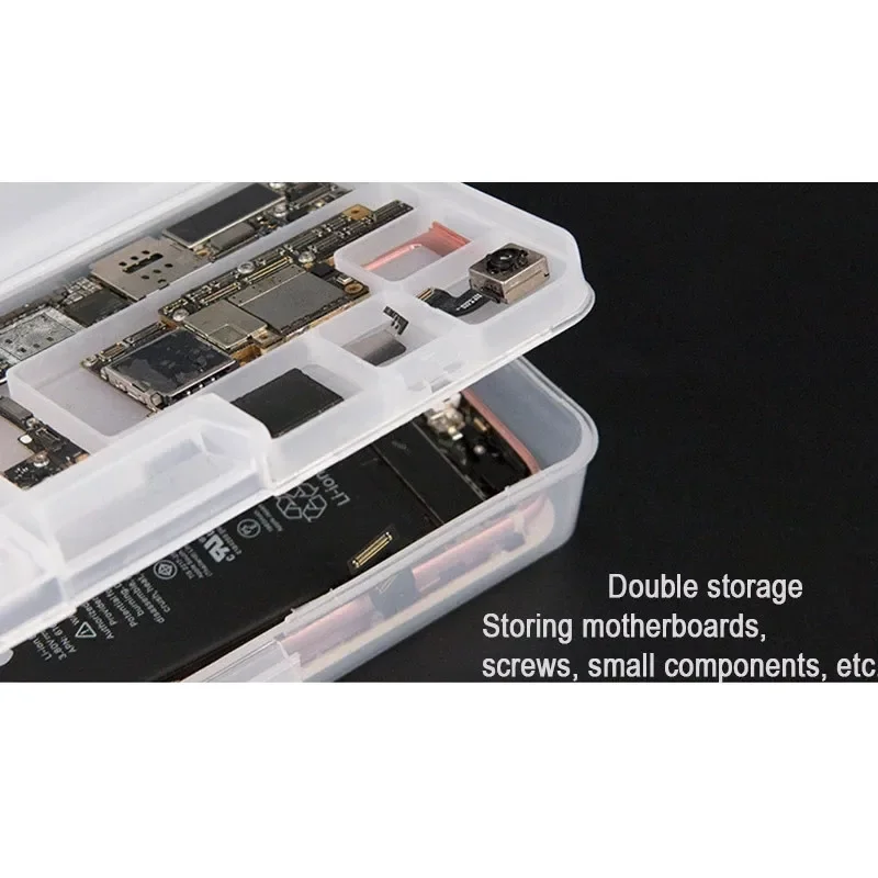 5 PCS SUNSHINE SS-001A Multi-function Storage Box for Mobile Phone Repair Motherboard IC Repair Parts Collector Accessories