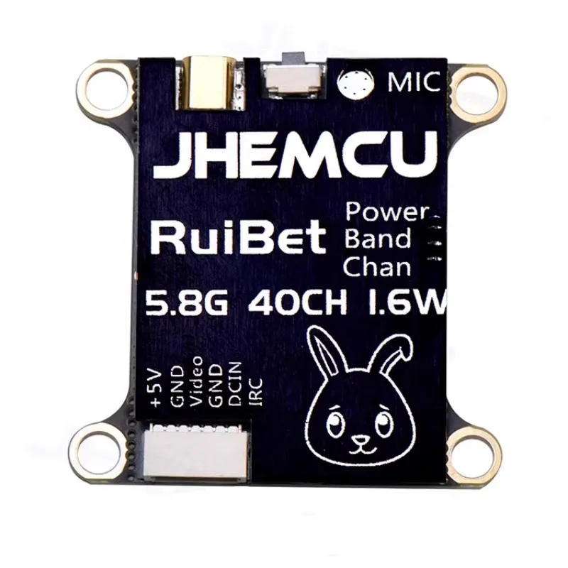 

JHEMCU 5.8G VTX2030 Аналоговый видеопередатчик высокой мощности 1,6 Вт/2,5 Вт для FPV VTX Drones RC модели