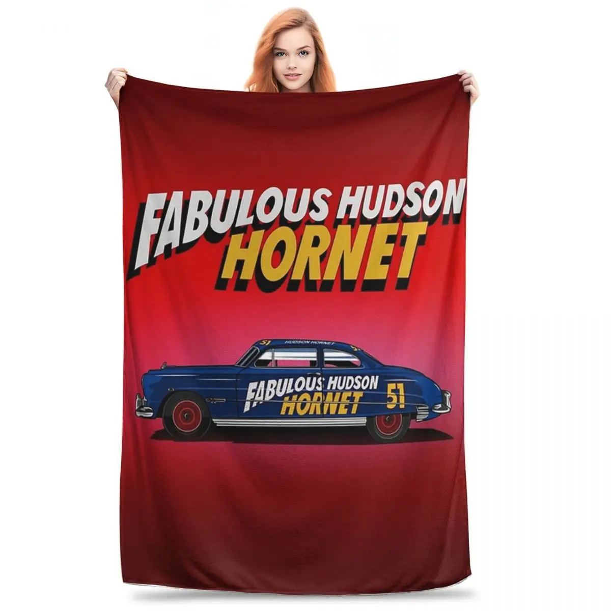 

Fabulous Hudson Hornet Blanket Flannel Multi-function Throw Blankets Sofa Throw Blanket For Home Bedroom Office Throws Bedspread