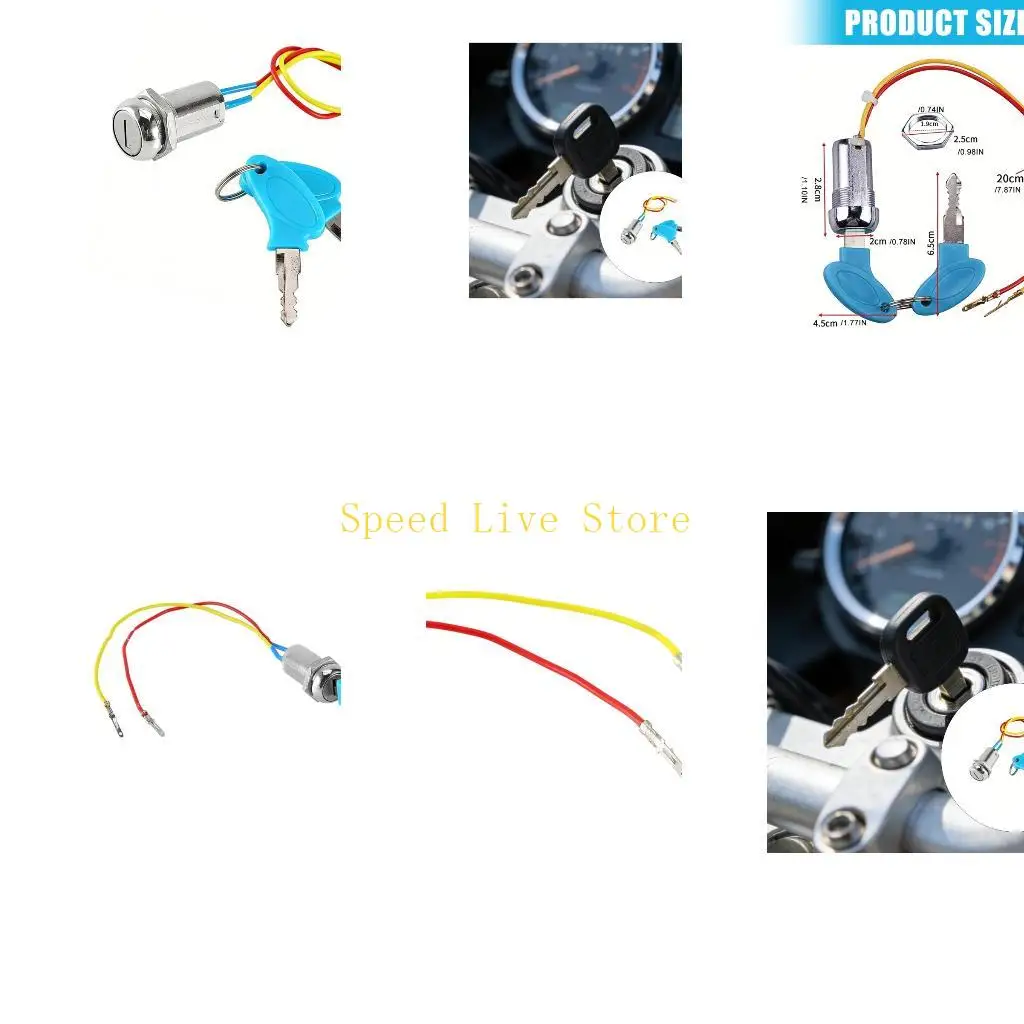 547C Multiple Vehicle Suitable Ignition Switches with Anti Vibration Metal Easy to Use for Long Distance Travel