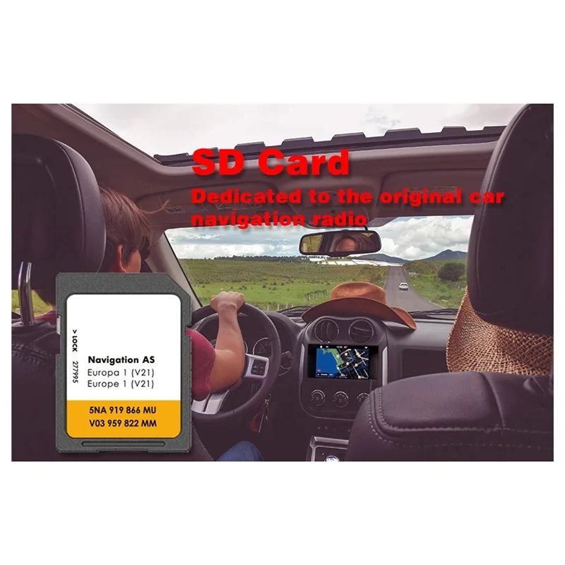 بطاقة الملاحة ABUO بطاقة SD VW Discover Media 2025 Sat Nav AS V21 خريطة المملكة المتحدة أوروبا 32 جيجابايت #1