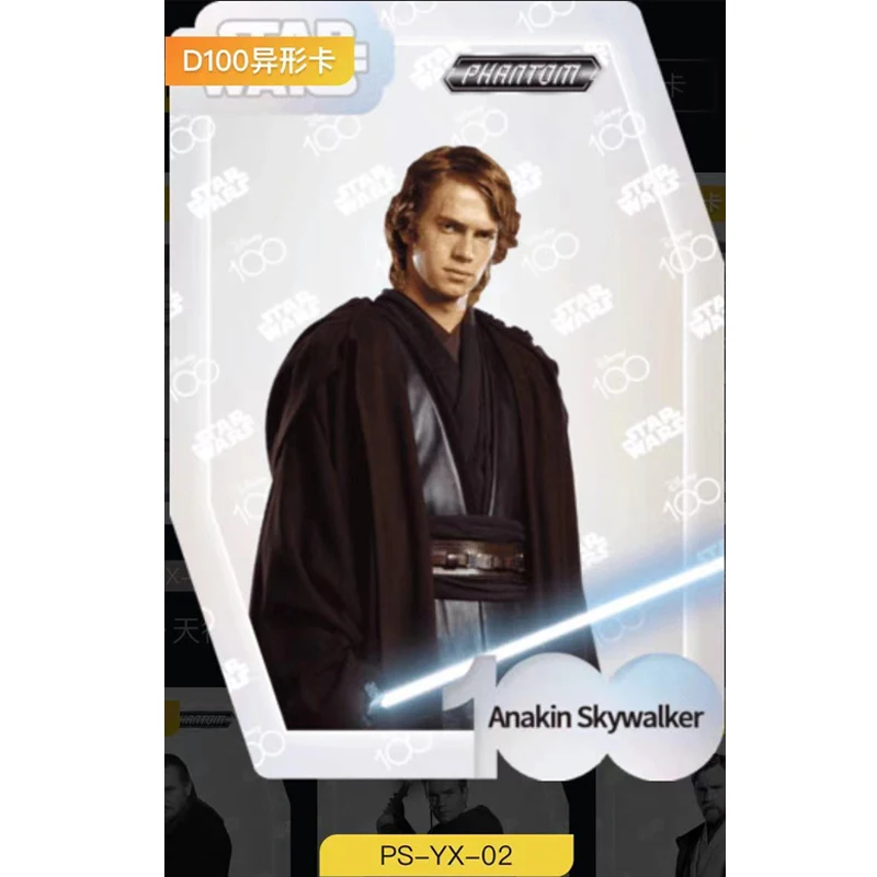 Original Disney 100th Star Wars Card Kakawow YX Series Single Cards No.01~72 Global limited Collectible Card Movie Kids Art Toys