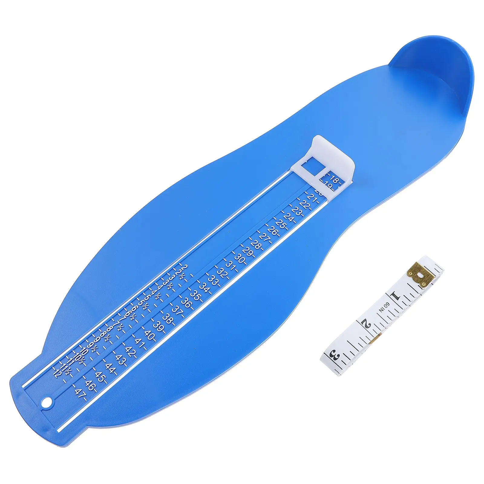 Foot Measuring Device Adult Feet Length Gauge Ruler Size Chart Practical Lightweight Accurate Measurements