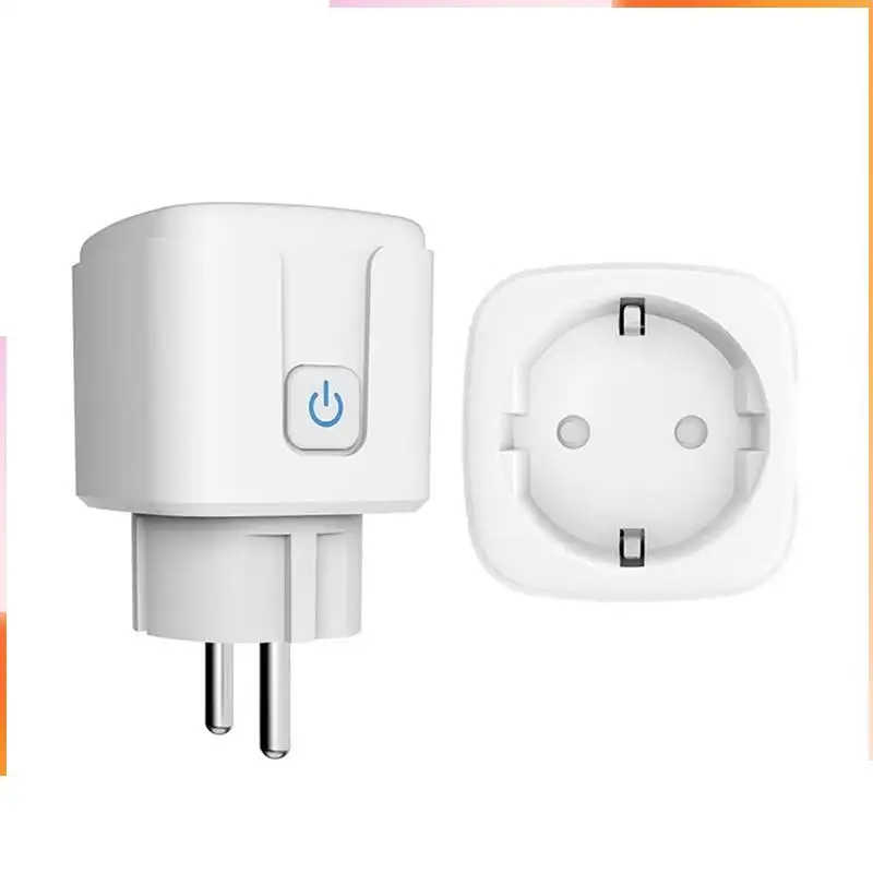 A92Z Matter Wifi 16A Smart Socket 16A Wifi Smart Plug With Power Monitoring APP Remote Control Works With Alexa Google EU Plug