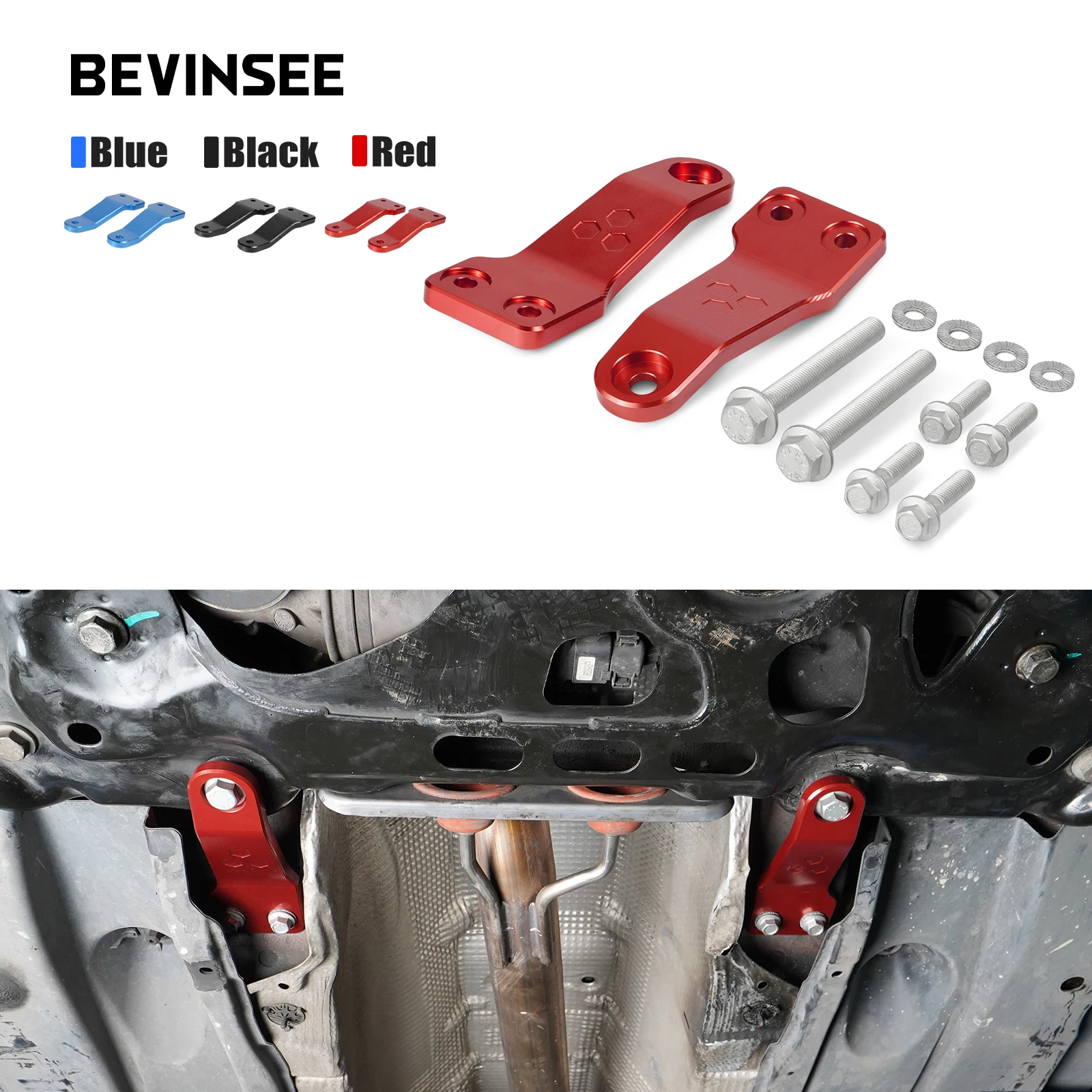 

BEVINSEE Front Subframe Support Bracket for VW MQB for Golf 7/8/7.5 for Jetta for Audi A3 8V S3 TT Q3 for SEAT Leon 5F for Skoda