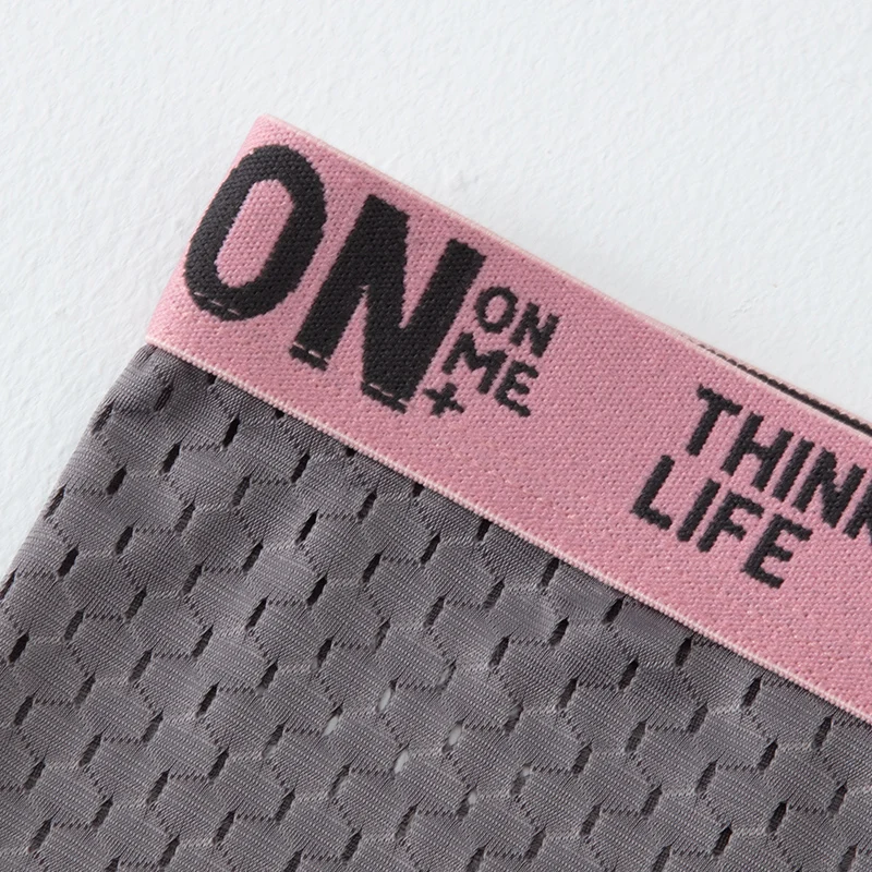 مجموعة مكونة من 5 قطع من الملابس الداخلية الرجالية ذات اللون الصلب، قابلة للتنفس، سريعة الجفاف، عصرية، رياضية، مريحة ومناسبة للمراهقين