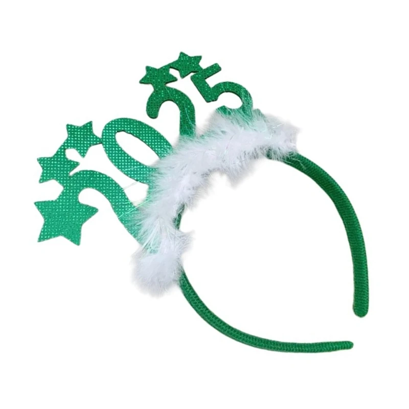 عيد الميلاد ستار عقال 2025 السنة الجديدة أغطية الرأس تأثيري بريق الملحقات