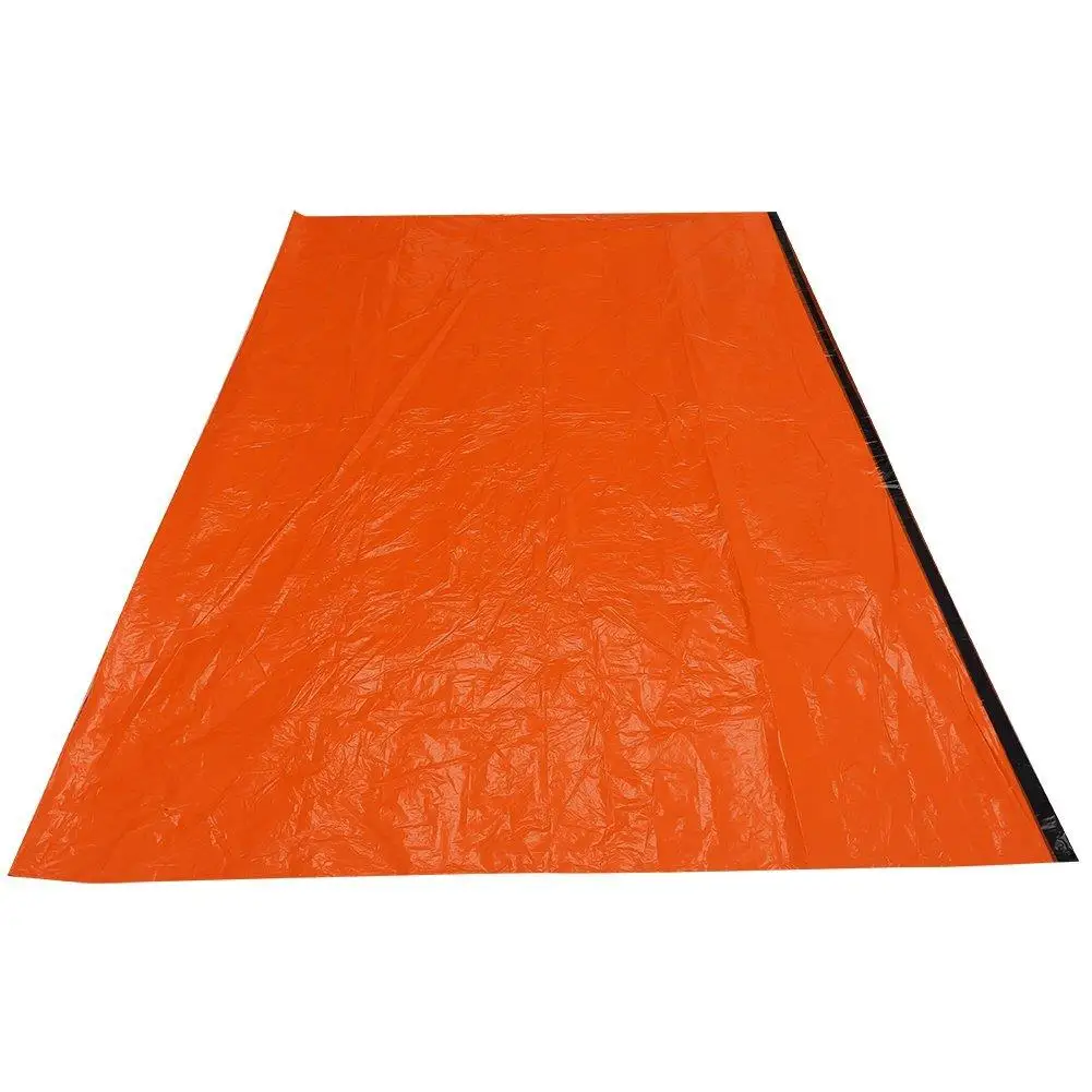 Waterproof Outdoor Emergency Tent & Thermal Blanket - Foldable Military Survival Shelter for Camping &