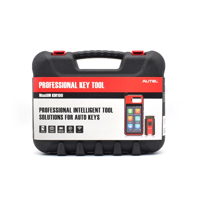 Newest A-utel MaxiIM KM100 Auto Key IMMO Universal Key Generator Kit with VCI200 Free Lifetime Update Programmation Cle Km100