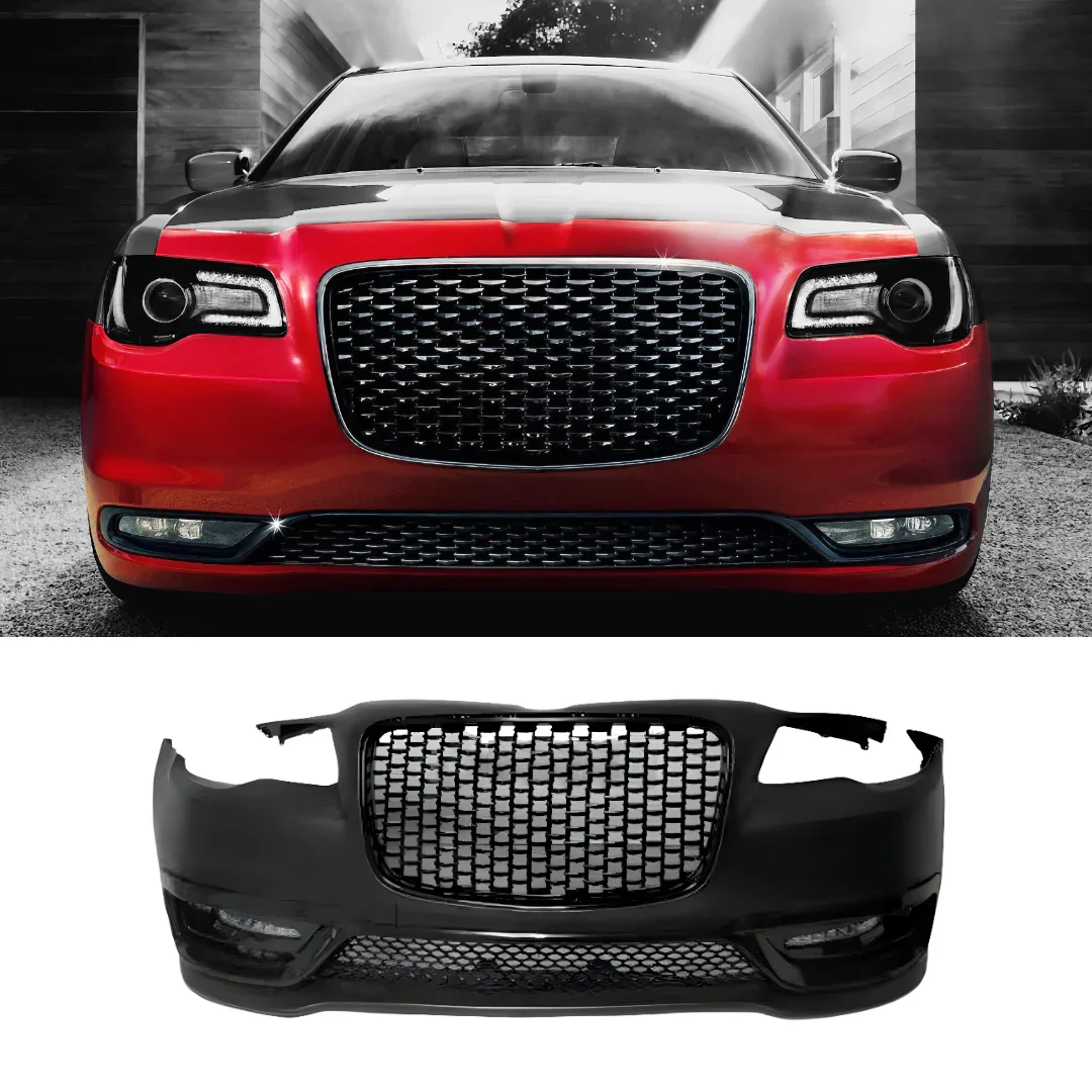 

High Level Body Kit for 2015-2023 Chrysler 300 / Front Bumper With Grille and Fog Lights