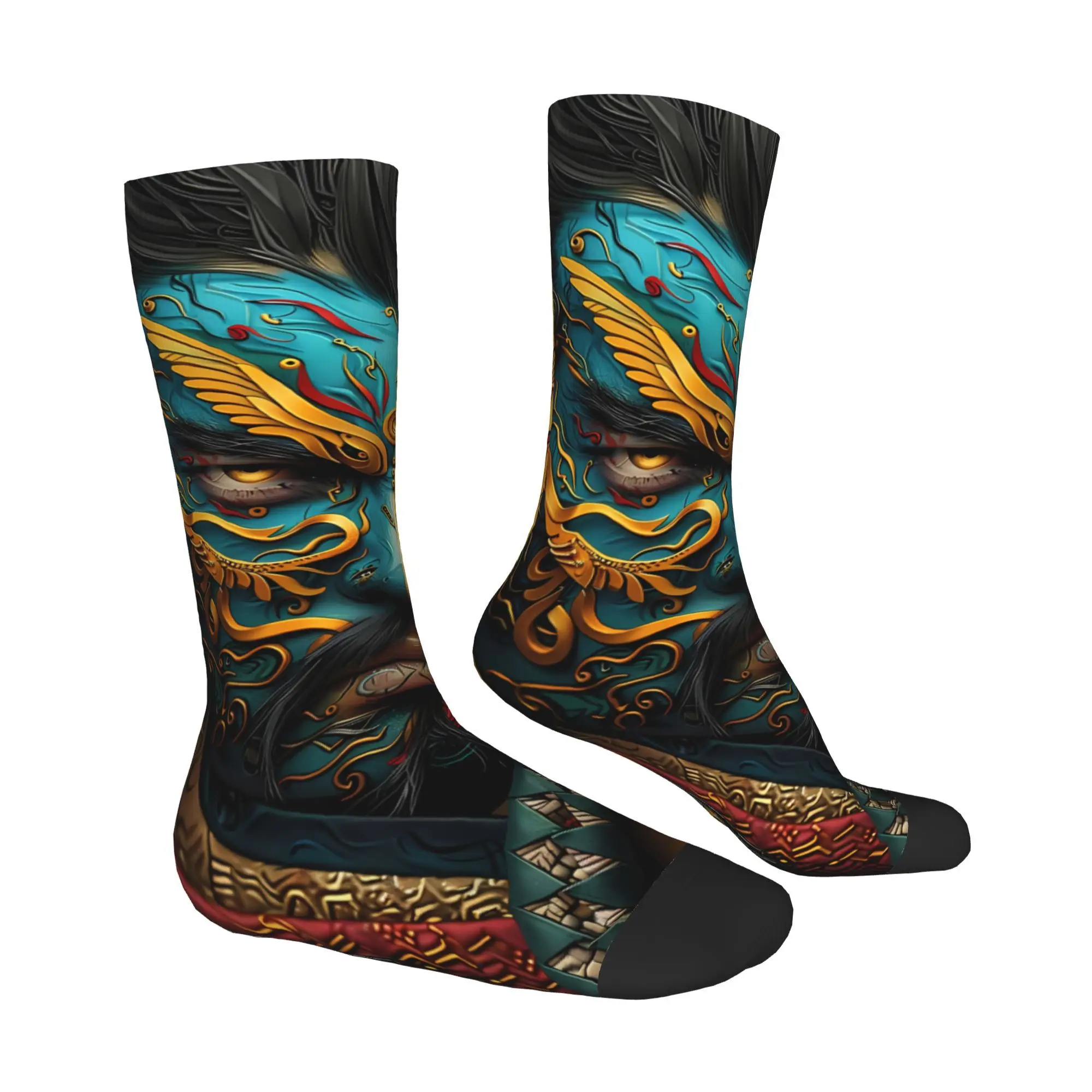 Whacky Meia Estampada Homem Poliéster