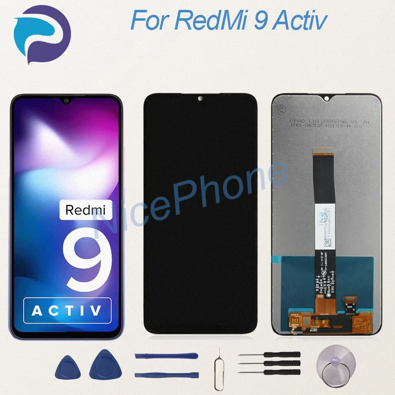 New And Tested For RedMi 9 Activ LCD Display Screen Touch Panel Digitizer RedMi 9 Activ 9 Activ Screen Display