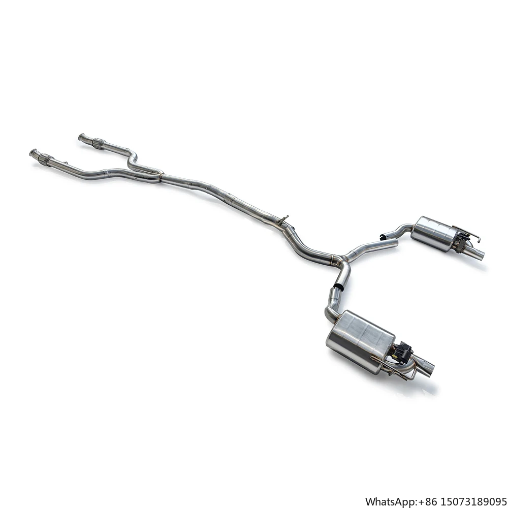 Escapamento Cat-Back de Alta Performance com Válvula de Controle para E450 V6 3.0T 2016-2023 - Direto da Fábrica