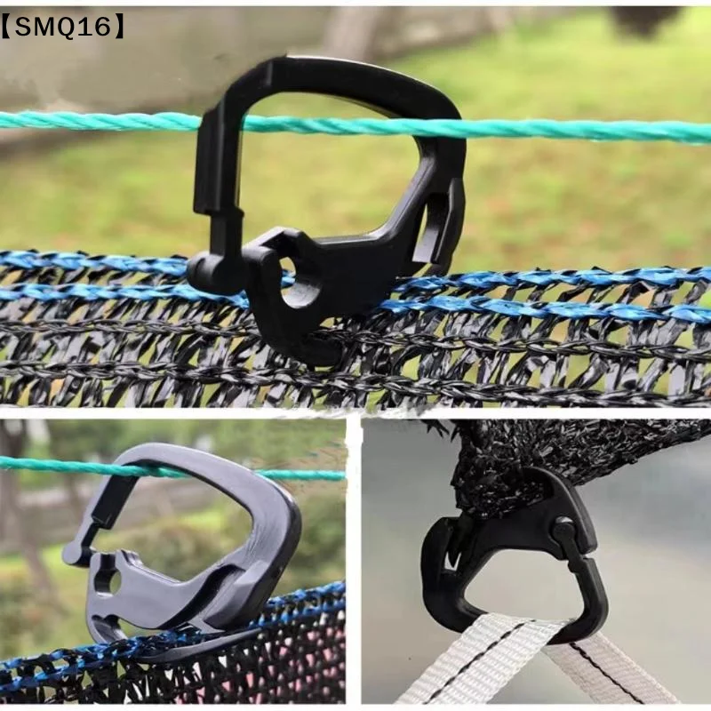 50/100Pcs Shade Cloth Clips – Adjustable Anti-Fall Hooks For Greenhouse Shading System – Reusable Hooks For Shade Net, Tarp【SMQ】