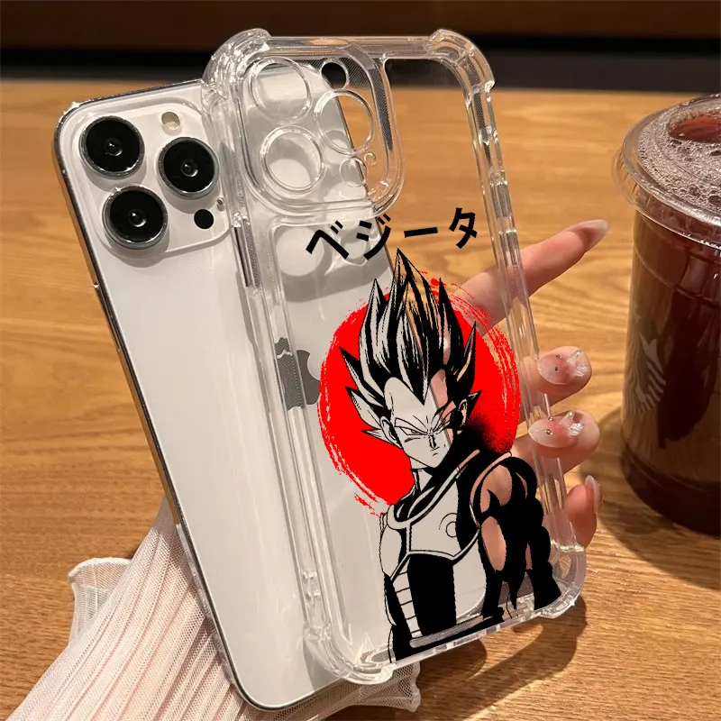Cool GokuS Vegetas Phone Case For Motorola Moto Edge G G86 G06 G56 70 60 50 G24 E15 Pro Neo Fision Stylus Power 5G - view 2
