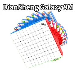 [Funcube] DianSheng Galaxy 9M DianSheng 9x9 M 9x9x9 Magnetic Black Internal Primary Internal Stickerless Cubo Magic Cube 9 Layer