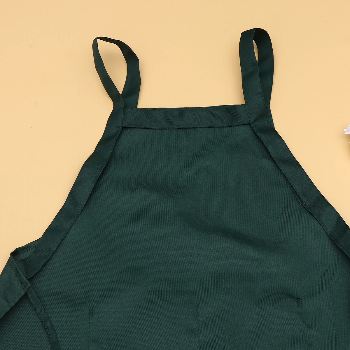 

Single Apron Servers Working with Pockets Hanging Neck Aprons Women Adult Kitchen for