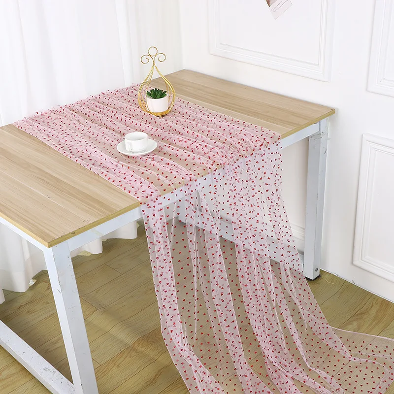 ผ้าตาข่ายสีทองประดับโบว์เล็กๆ สำหรับตกแต่งผม ของเล่น วันวาเลนไทน์ งานแต่งงาน ฉากหลัง ผ้าทูลล์