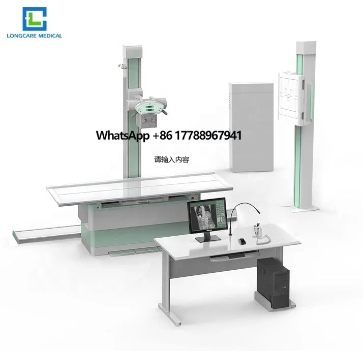Hospital Radiography Department Use 1000ma High Frequency Digital X-ray Machine for Different Body Parts Imaging