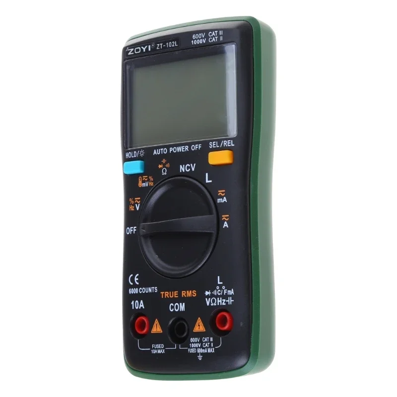 ZOYI ZT-102L Multimeter Automatic Measurement Resistance Tester High-precision Inductance 60H Ammeter Digital Capacitance Meter