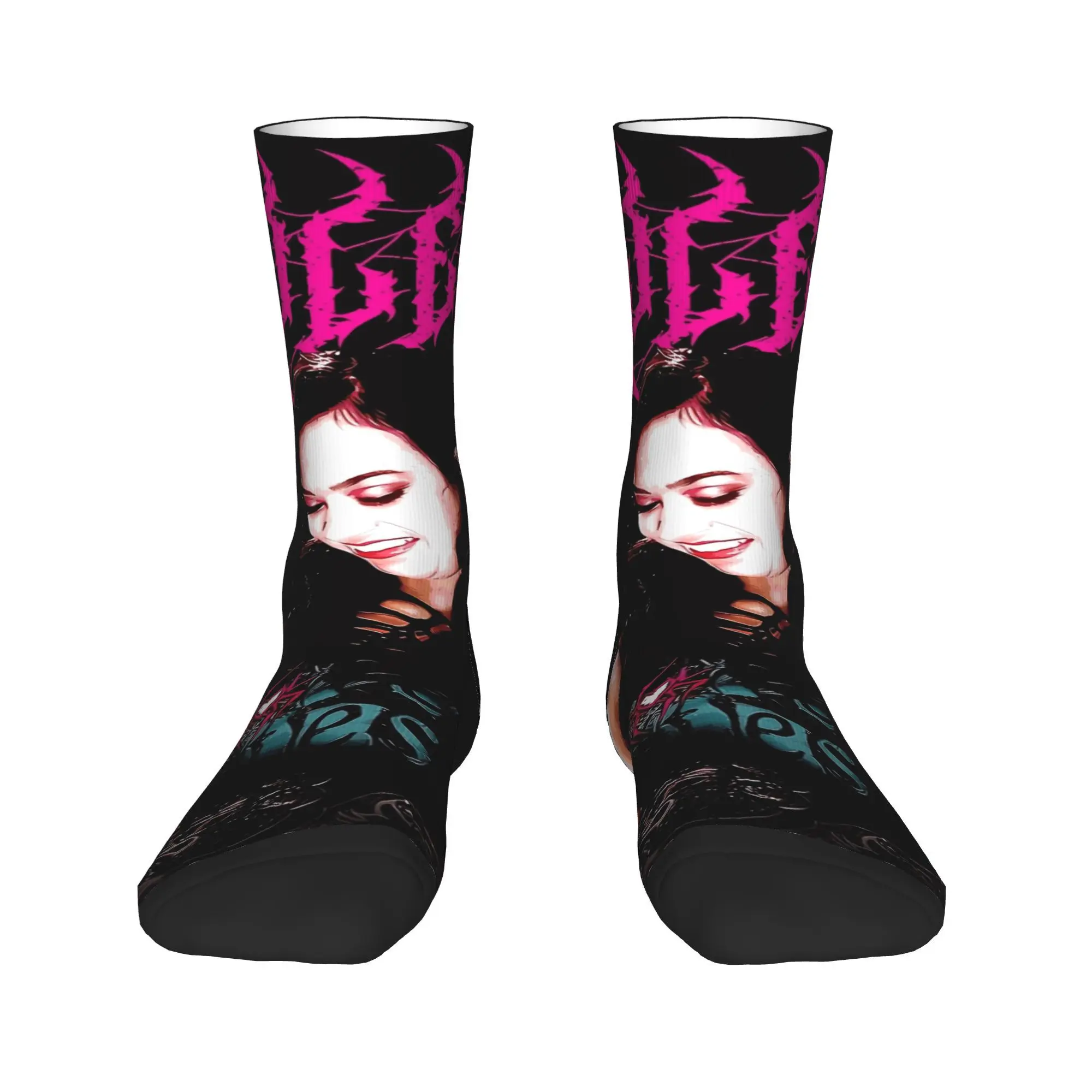 AJ Lee المصارعة Divas جوارب الجوارب غير رسمية الرجال الجوارب المريحة الربيع سكيت مطبوعة عدم الانزلاق الجوارب هدية