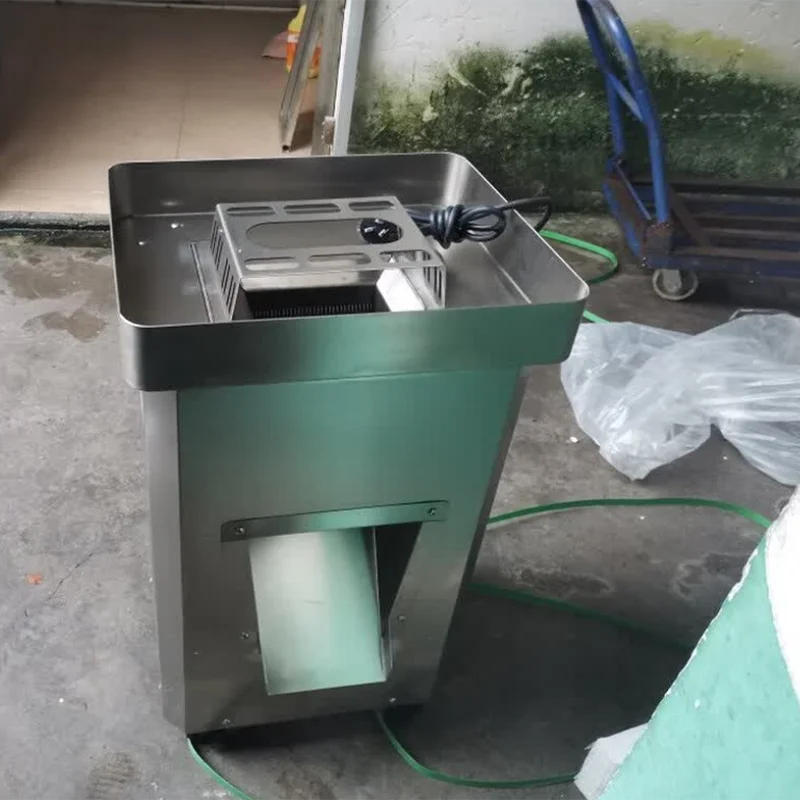 Automatic Fresh Beef Jerky Slicer/Flake Pork Meat Mutton Cutting   Slicing Machine/Chicken Breast Slice Making Machine