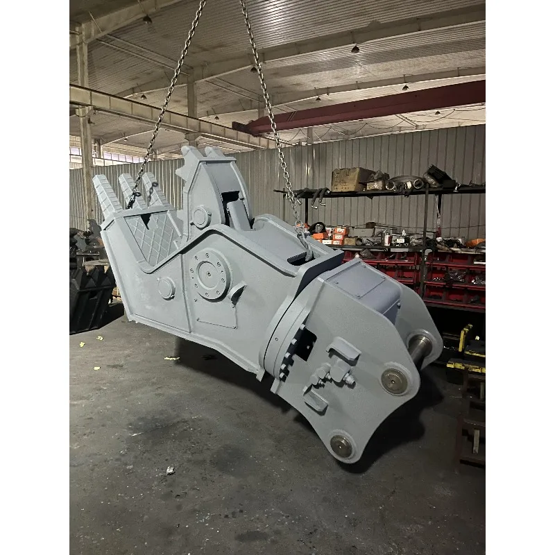 5 tons 3 tons excavator hydraulic rotary rock concrete crusher for secondary removal of excavator accessories