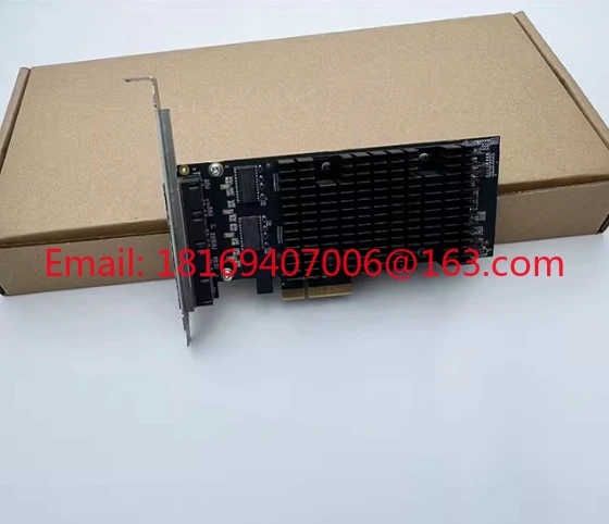 

FOR 1PCS- Robot Image Acquisition Card Industrial Camera Card Gigabit Ethernet Card MV-GE2004 MV-20226