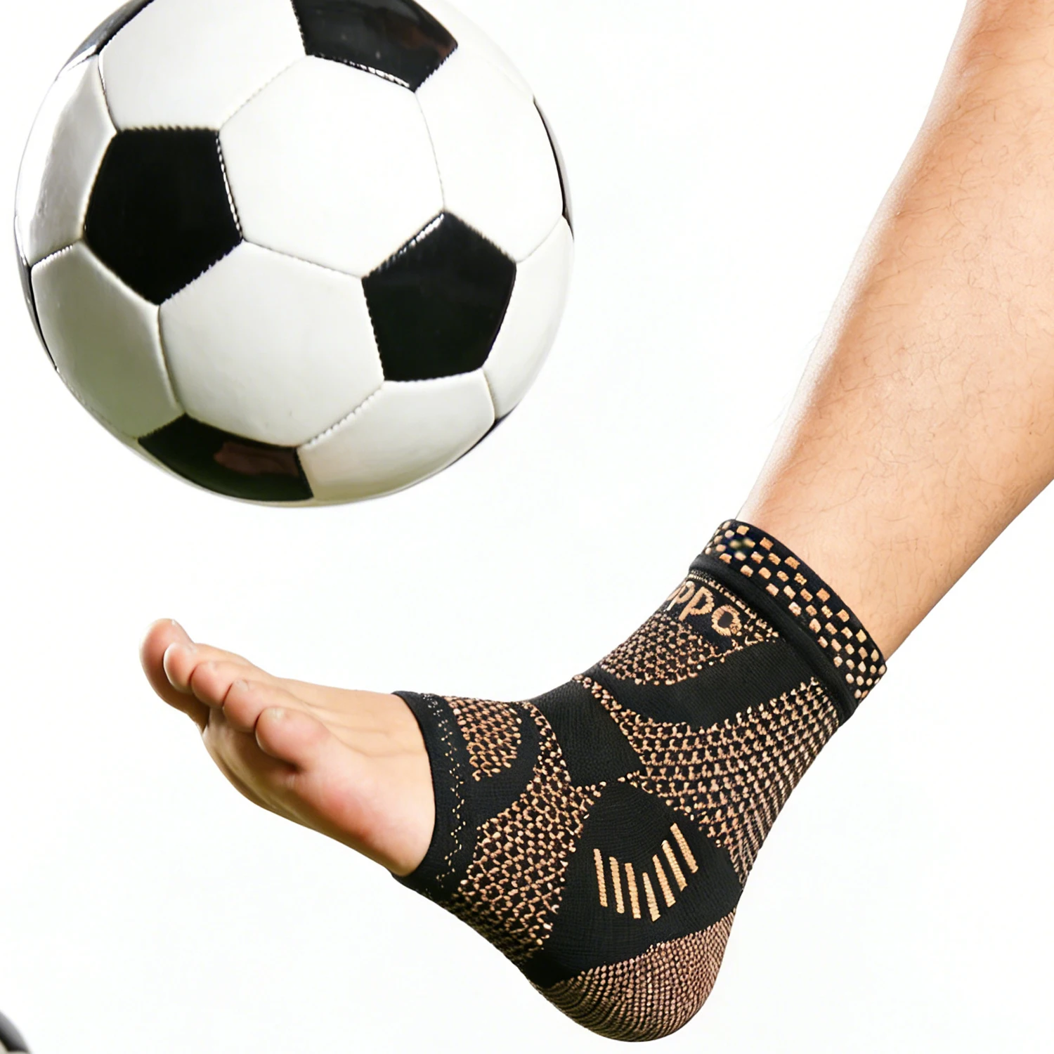 Copper Ankle Brace,Infused Ankle Support Compression Sleeve for Men Women,for Foot Pain,Sprained Ankle,Recovery,sports