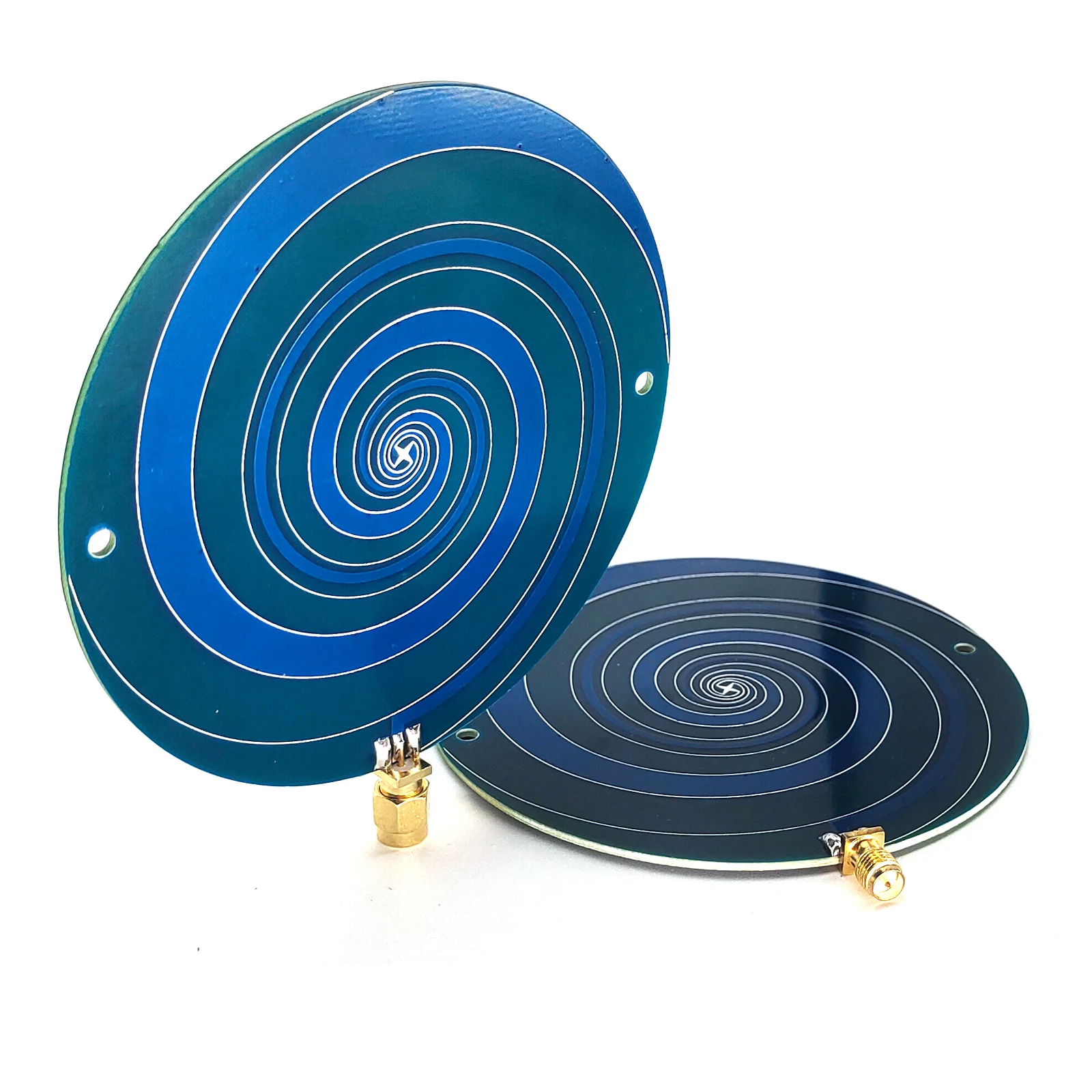 ​spiral antenna circularly polarized ultra wideband wireless positioning ranging PCB omnidirectional flat UWB antenna