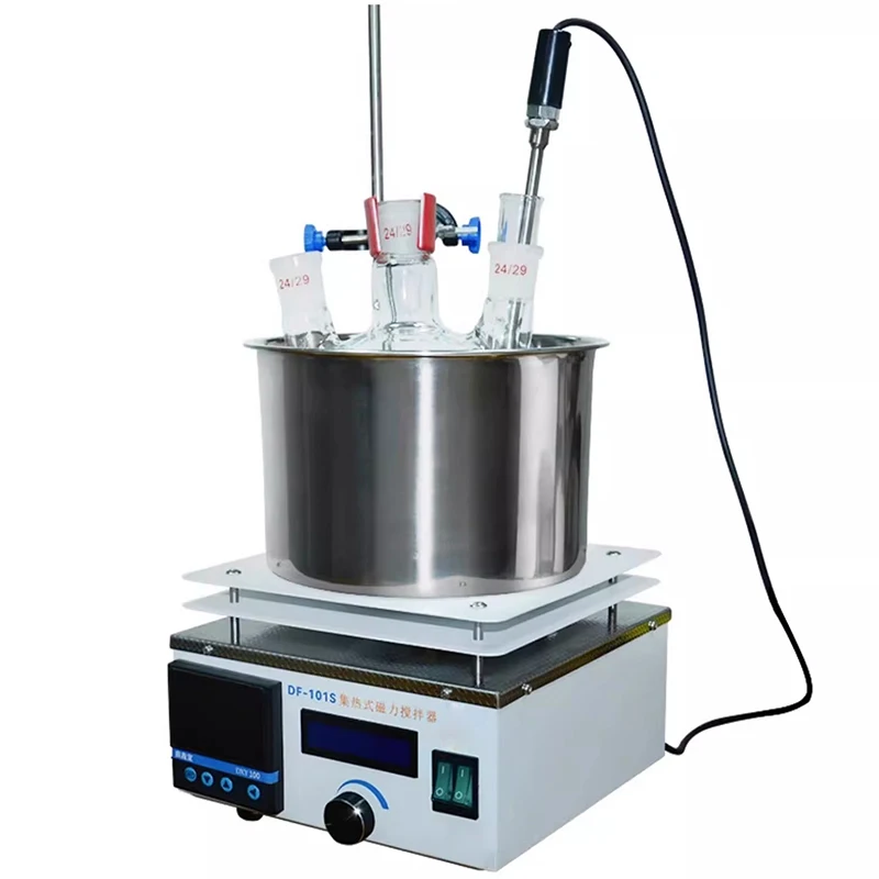 5-15L Heating Magnetic Stirrer DF-101T-5L Lab Digital Display Constant Temperature Mixer 220V