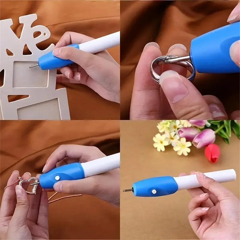 Mini Kabelloser Gravierstift Präzisions-Elektro-Gravierstift Namensschrift-Gravierwerkzeug für Handwerk und DIY – Detail 5