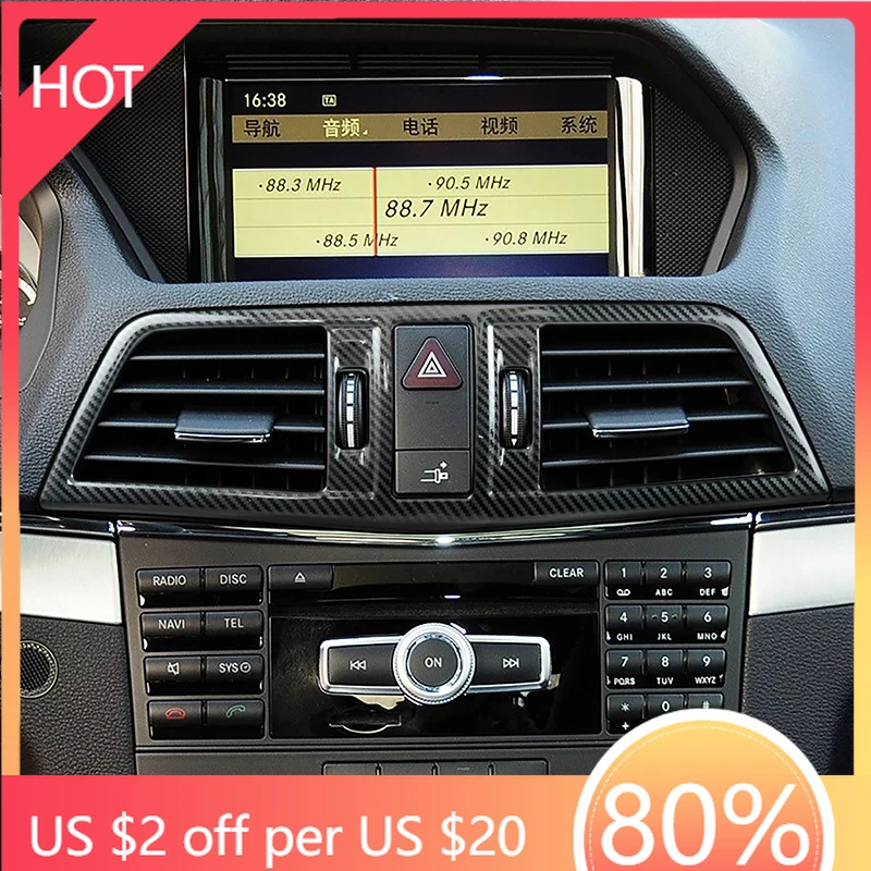 

Популярные гоночные грили для автомобиля Mercedes Benz E Class Coupe W207 C207 2009-2013, консоль, розетка для кондиционера, украшение рамки Sti