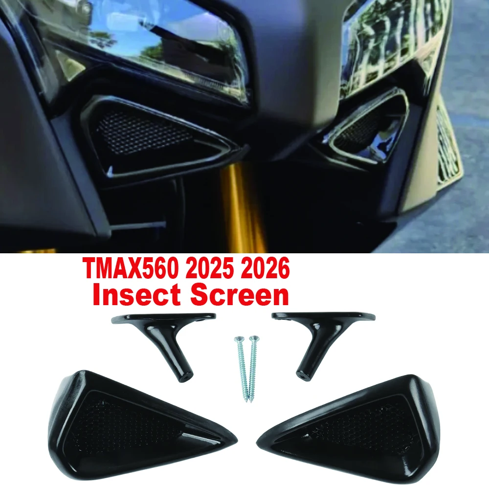 TMAX560 FOR Yamaha NEW TMAX560 2025 2026 Motorcycle Air Intake Grille Guard Bug-Proof Net Durable Epoxy Protection Cover Anti-In
