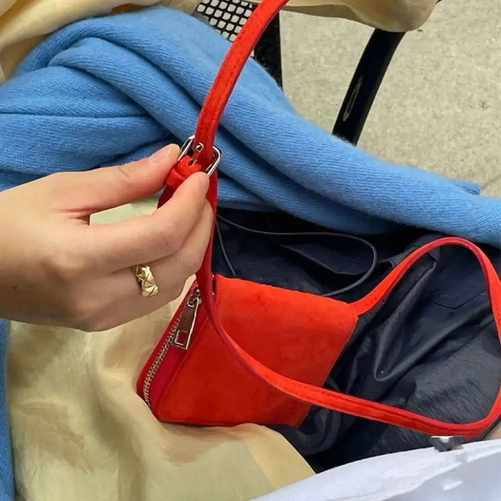 

Mini Onuk Same Style Crossbody Card Bag PU Solid Color Mini Shoulder Bag Korean Style Card Pocket Small Crossbody Bag Outdoor