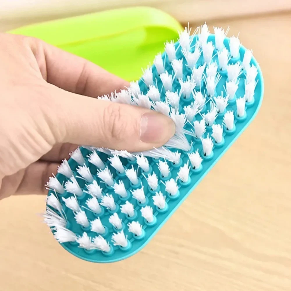 Tragbare Plastik-Wäschebürste mit Weichen Borsten für Kleidung & Schuhe – Detail 8