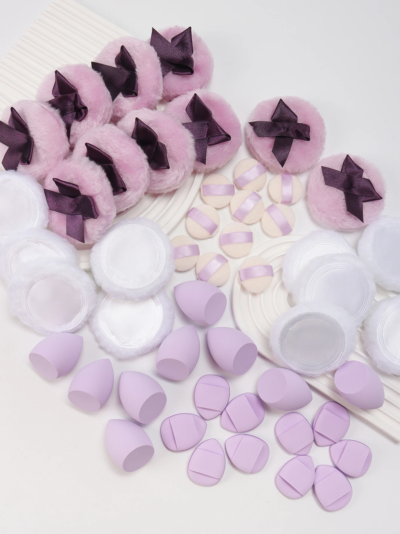 Forma de base en polvo Facial Puff profesional portátil suave cosmético Puff base de maquillaje esponja herramienta de belleza