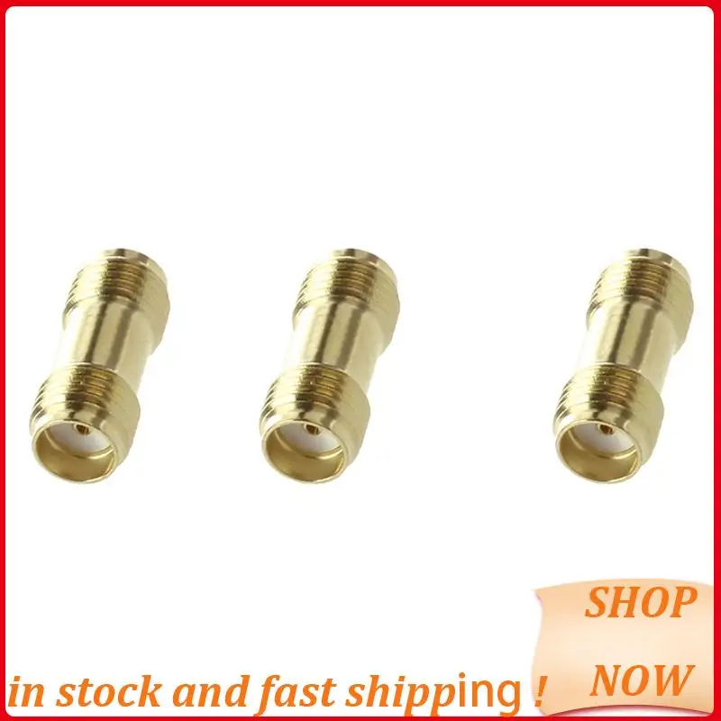 

3X Straight SMA Female To Female Jack RF Adapter Connector HOT!