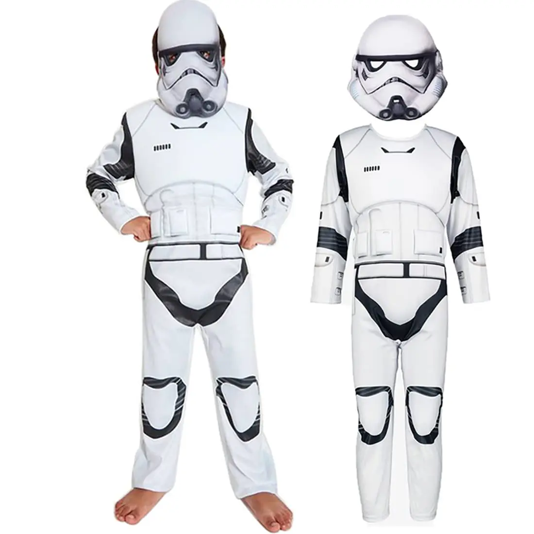 

Soldier Costume for Boys Soldier Jumpsuit with Mask Costume Halloween Cosplay Outfits Ages 4-10 Years