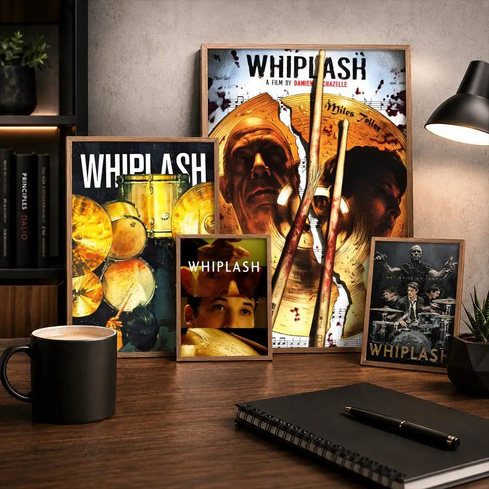 W-Whiplash Movie Painting Calligraphy Canvas Painting Art for Bedroom Living Room Home Decor Wall Decoration Decals Gift