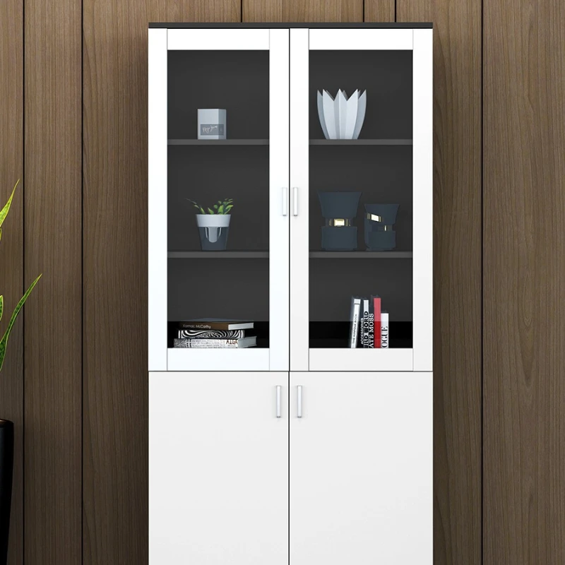 Office filing cabinets Office furniture Layered baffle Wooden storage cabinets Panel bookcases File cabinets