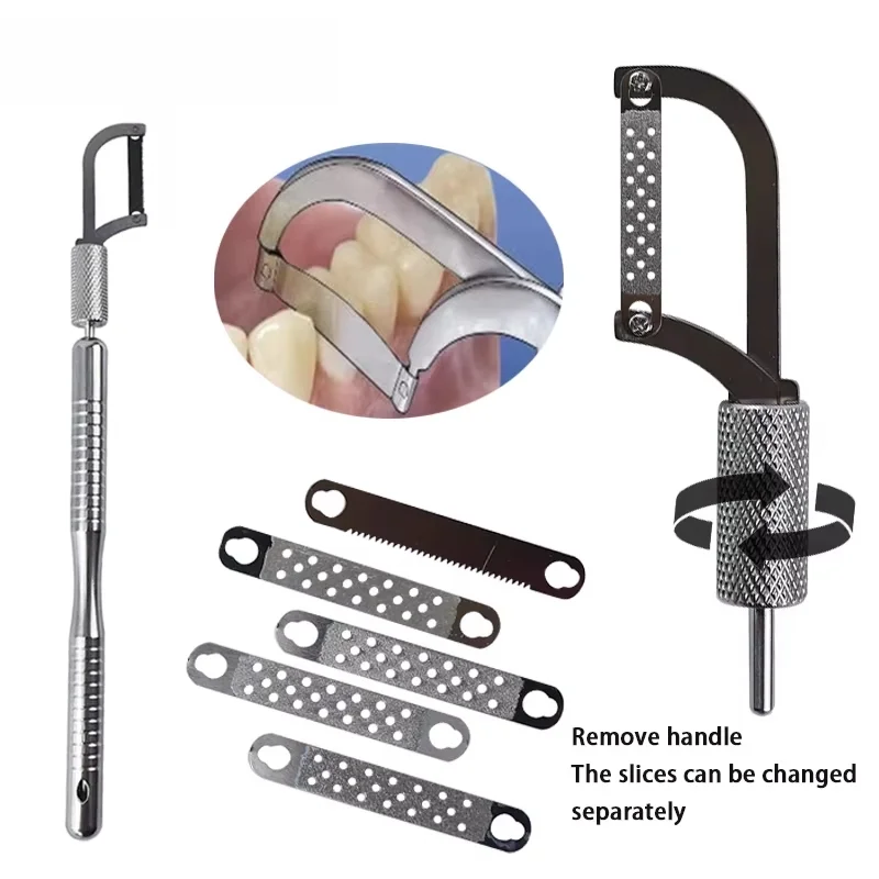 Dentistry Polishing Set Orthodontic Interproximal Enamel Reduction Automatic Strip Interproximal Enamel Reduction Handle IPR