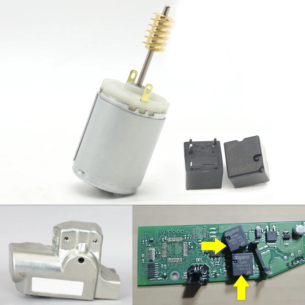 For VW Touareg Phaeton Audi A8 S8 Porsche Cayenne S Car ELV Steering Wheel Column Lock Motor Actuator Relay J518 Repair Kit