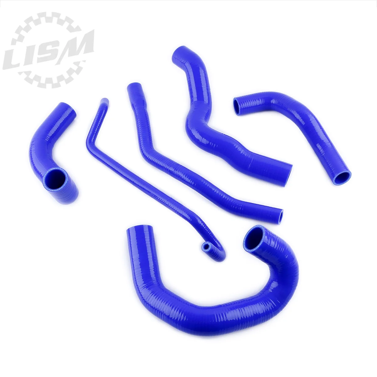 6PCS For Ford Mustang Gt Shelby V8 MT 2005-2010 2006 2007 2008 2009 Silicone Coolant Radiator Hose Pipe Replacement Parts 3-ply