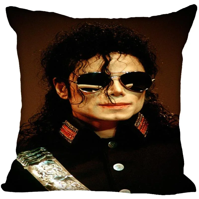 Poszewka na poduszkę Michael Jackson na poduszki dekoracyjne do domu niewidoczne poszewki na suwak 45x45cm