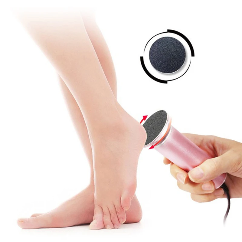 Foot Dead Skin Sandpaper Smart Wheel Pedicure File Flexible Grinding Disc Tool Replaceable Nozzles Sawing Sholts Cuticle Callus