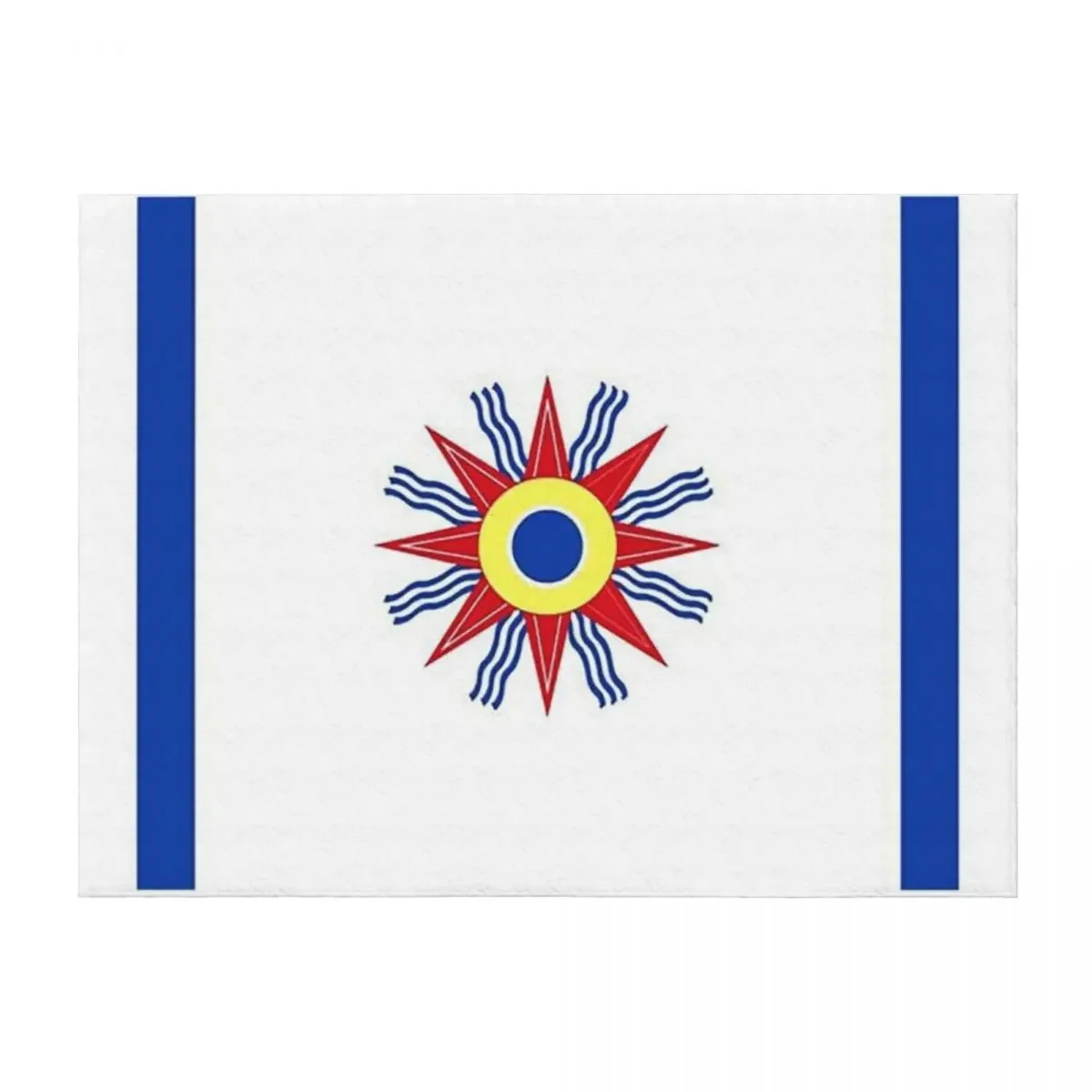 

Chaldean Flag Throw Blanket For Baby for sofa Furrys Hairy Blankets