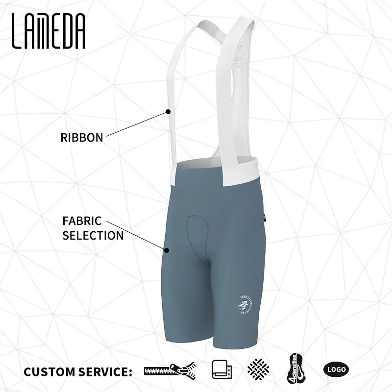 Lameda Bicycle Shorts Pants Breathable Men\'s Cycling Bibs Shorts High Elastic Cycling Shorts With Pockets Mtb Cycling Clothing