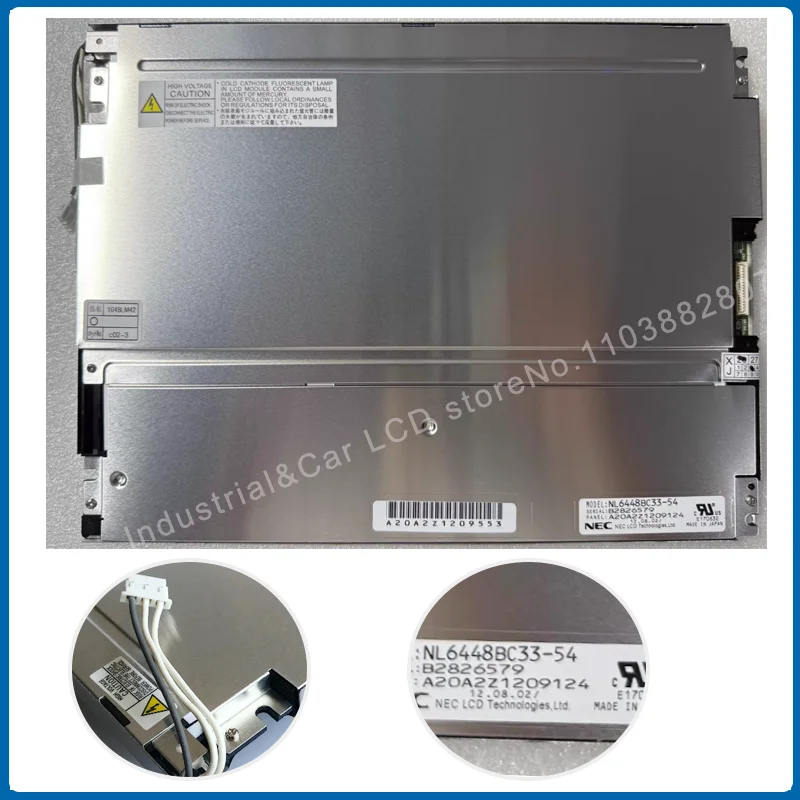 

NL6448BC33-59 NL6448BC33-59D Original 10.4 Inch NL6448BC33-54 NL6448BC33-53 NL6448BC33-46 104BLM42 LCD Display Screen Bildschirm