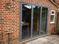 Factory Exterior Garage Door Thermal Break Bifold Accordion Doors Aluminum Glass Insulated Patio Bi Folding Door with Best Price 5